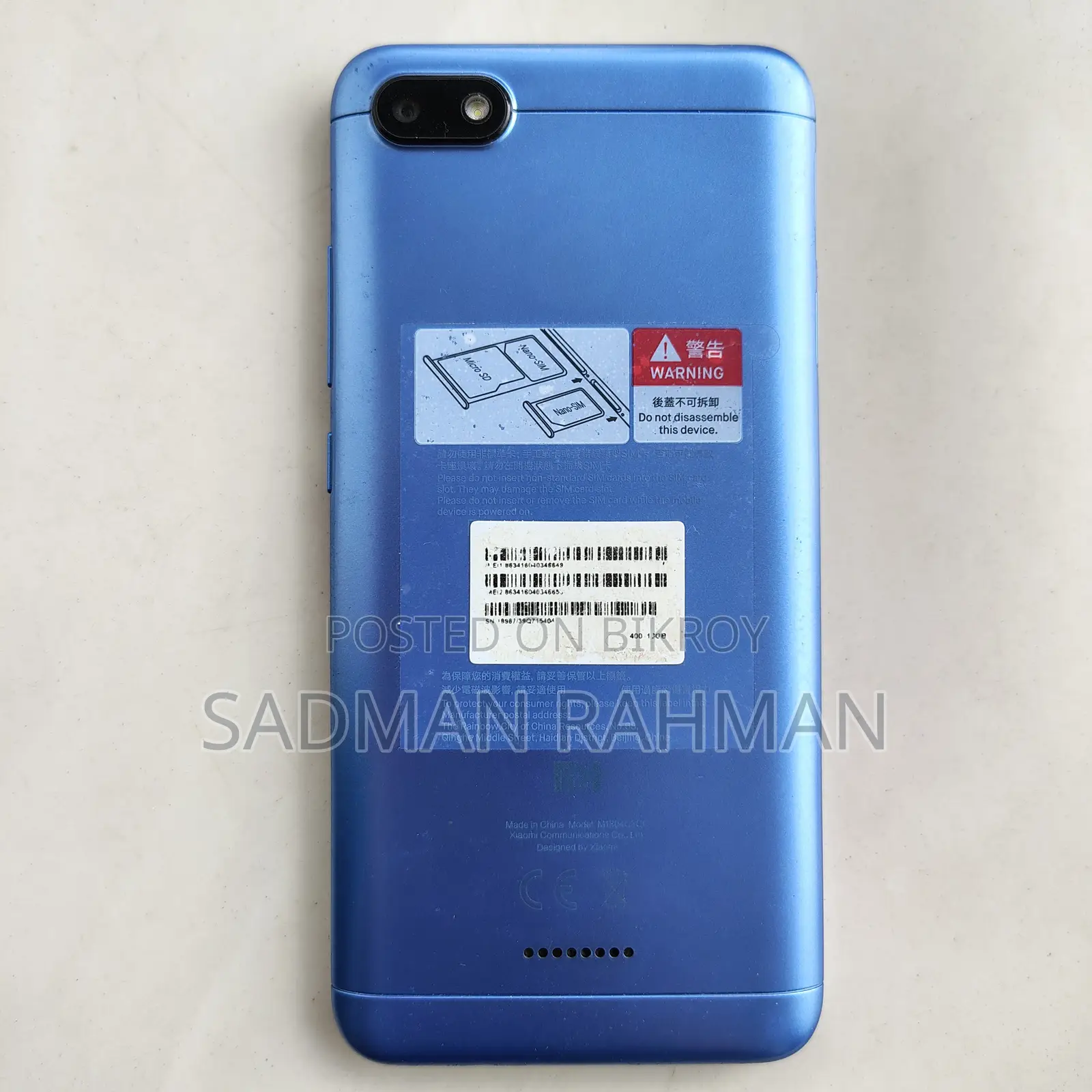 Xiaomi Redmi 6A 16 GB Blue