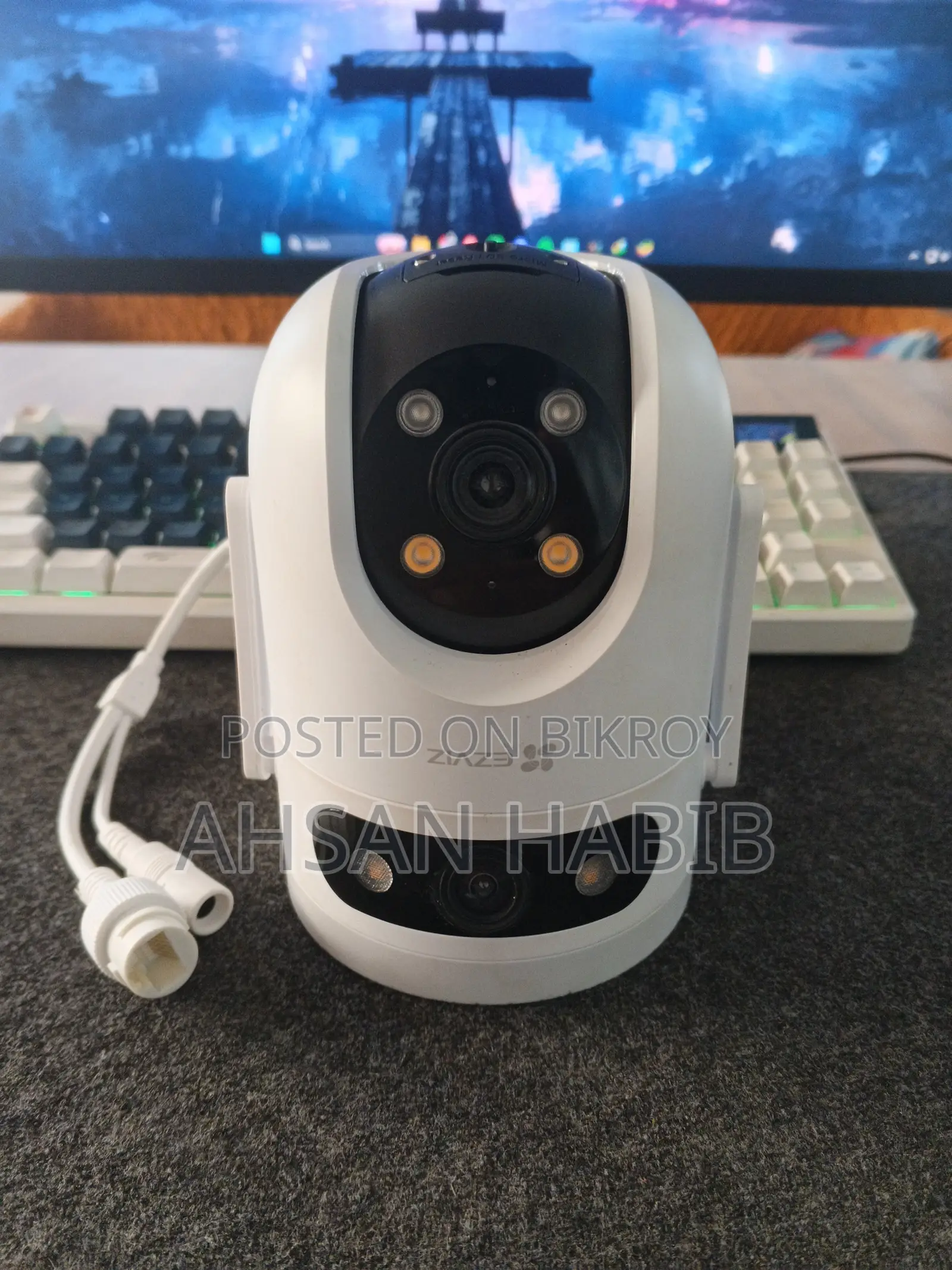 Ezviz Cs-h9c Dual (5mp+5mp) Pt Wifi Camera