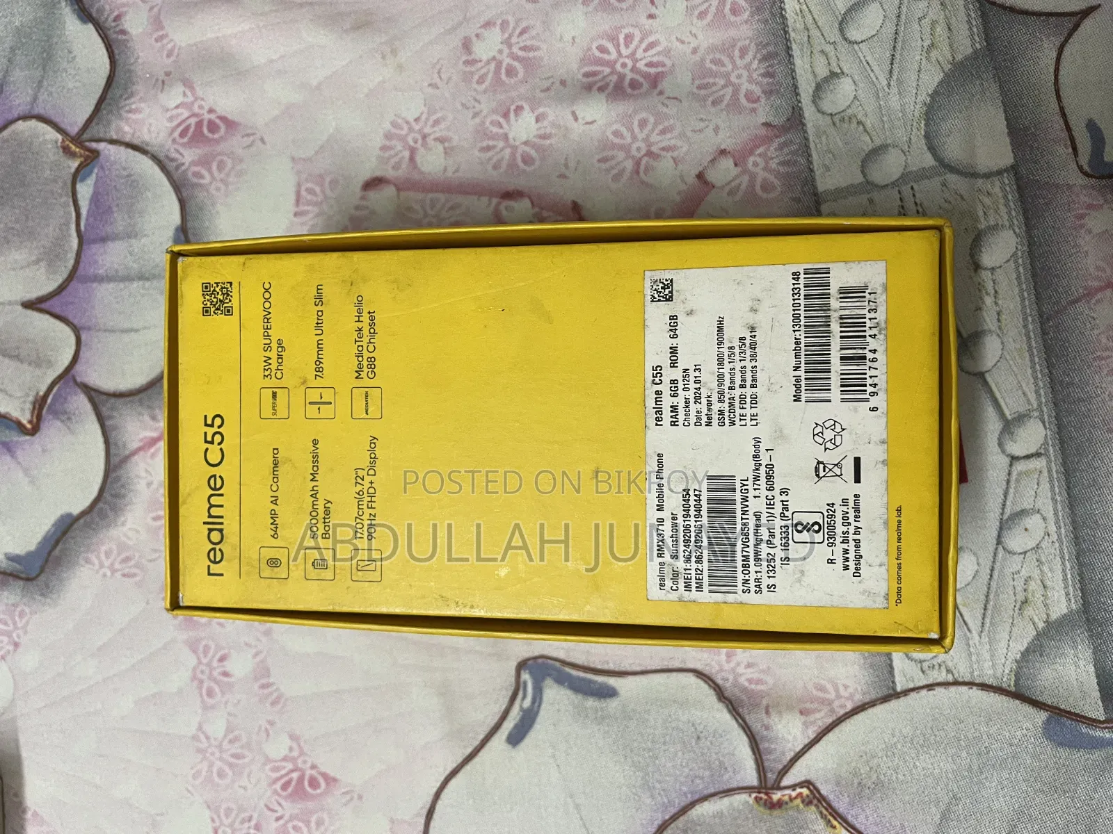 Realme C55 64 GB Rose Gold