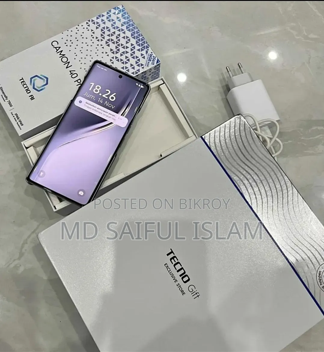 Tecno Camon 40 Pro 4G 256 GB Black
