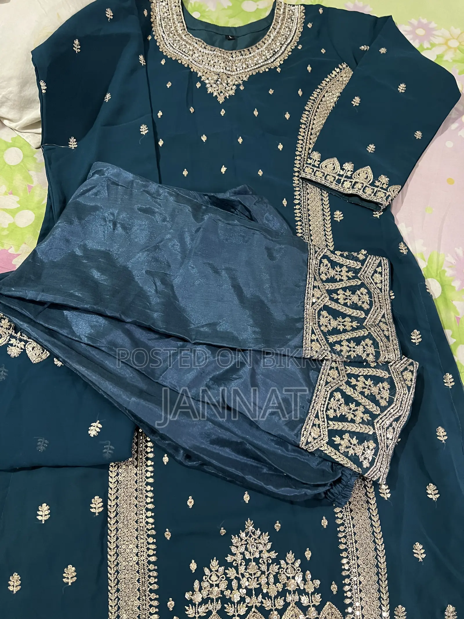 জর্জেট থ্রি-পিস
