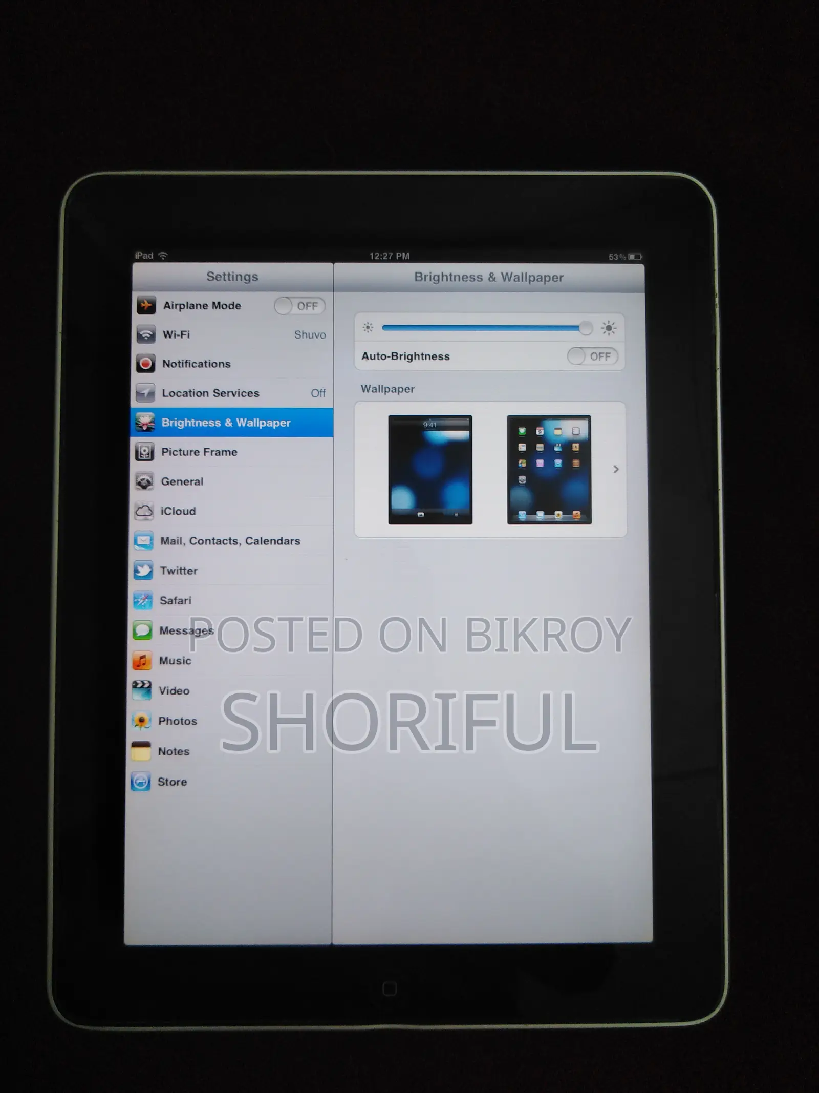 Apple iPad Wi-Fi 16 GB Silver