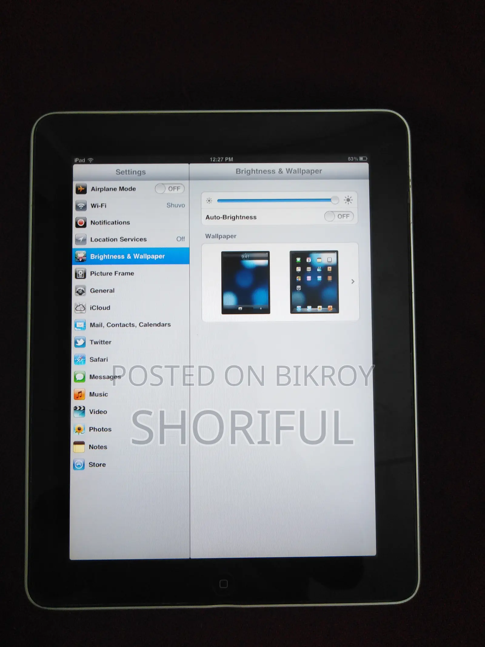Apple iPad Wi-Fi 16 GB Silver