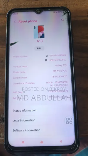 Samsung Galaxy A13 128 GB Black