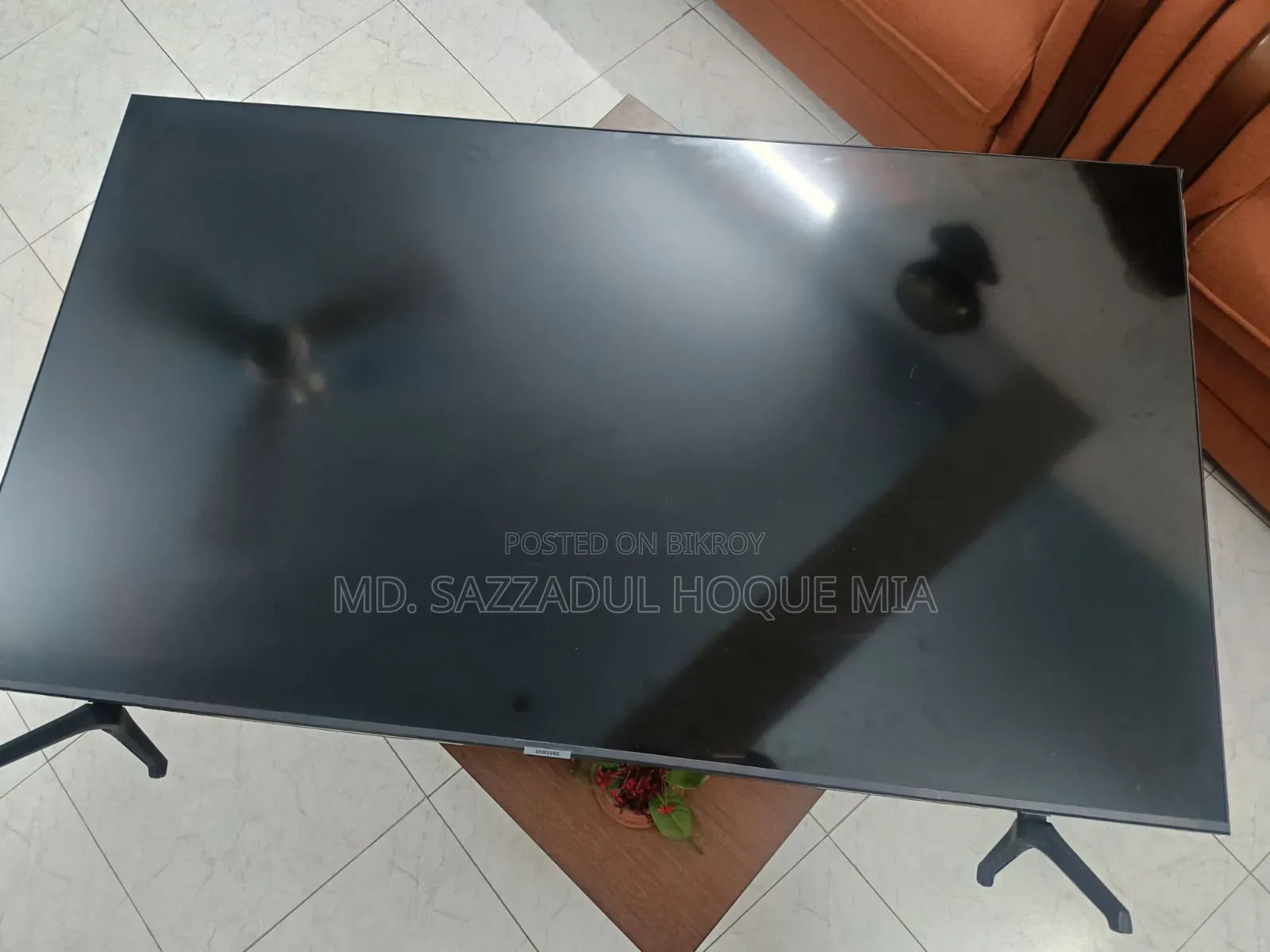 Samsung Tu7000 55" Crystal Uhd 4k Smart Tv (Destroyed Panel)