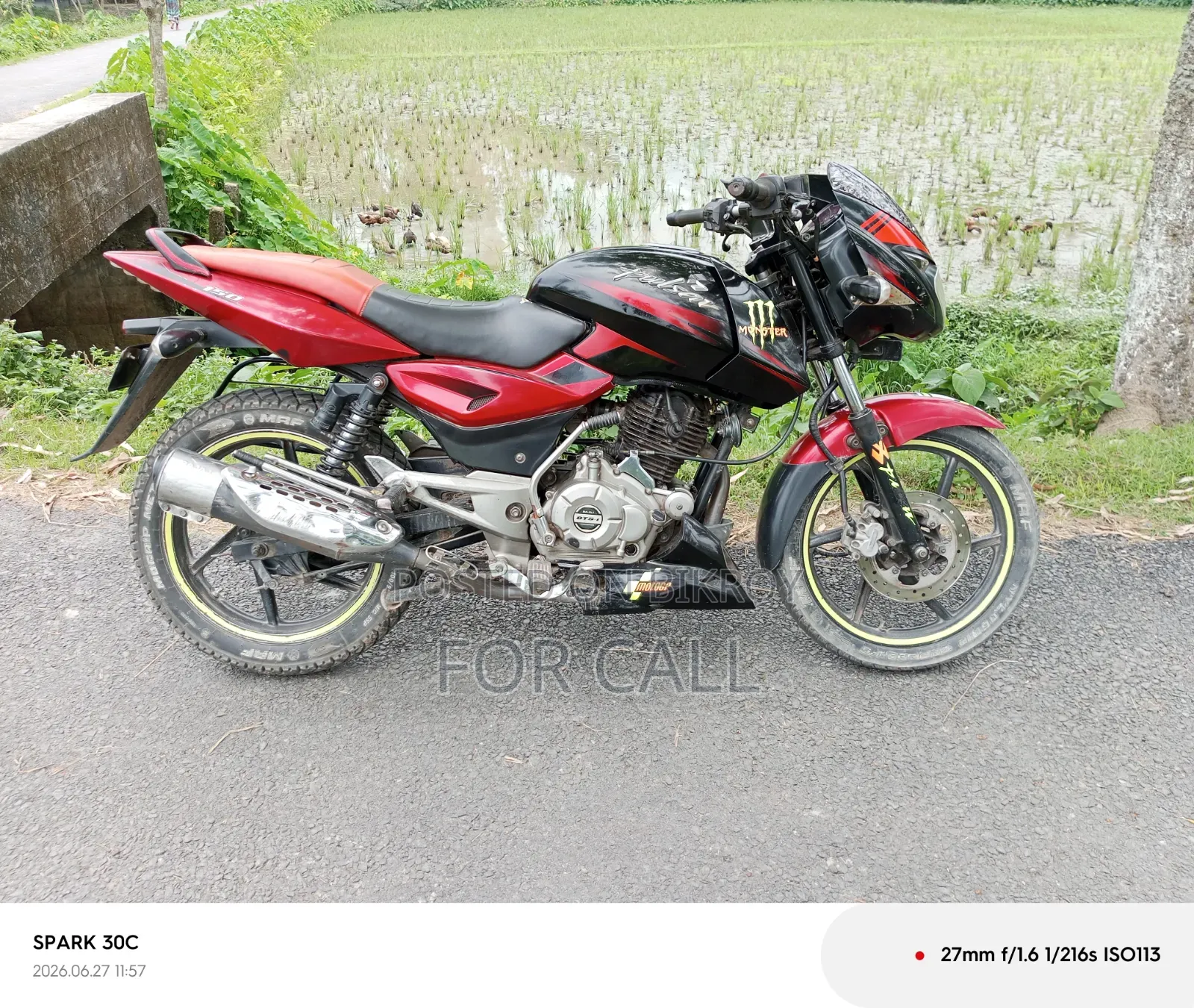 Bajaj Pulsar 150 2016 Black