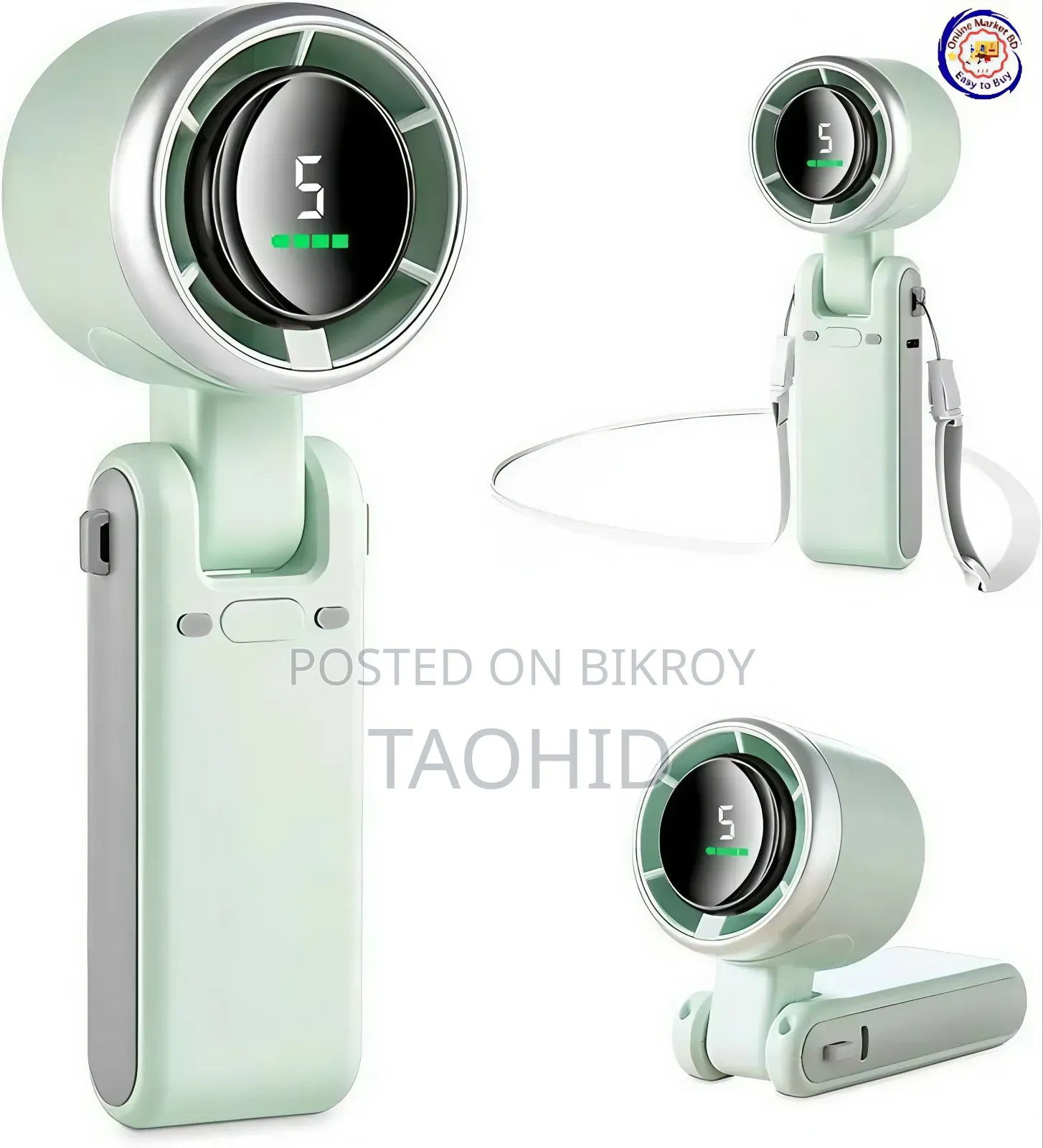 Portable Mini Handheld Fan – Smart Cooling Device