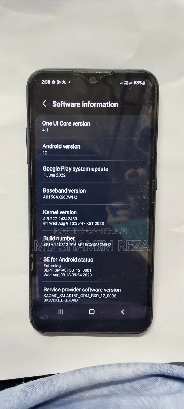 Samsung Galaxy A01 16 GB Black