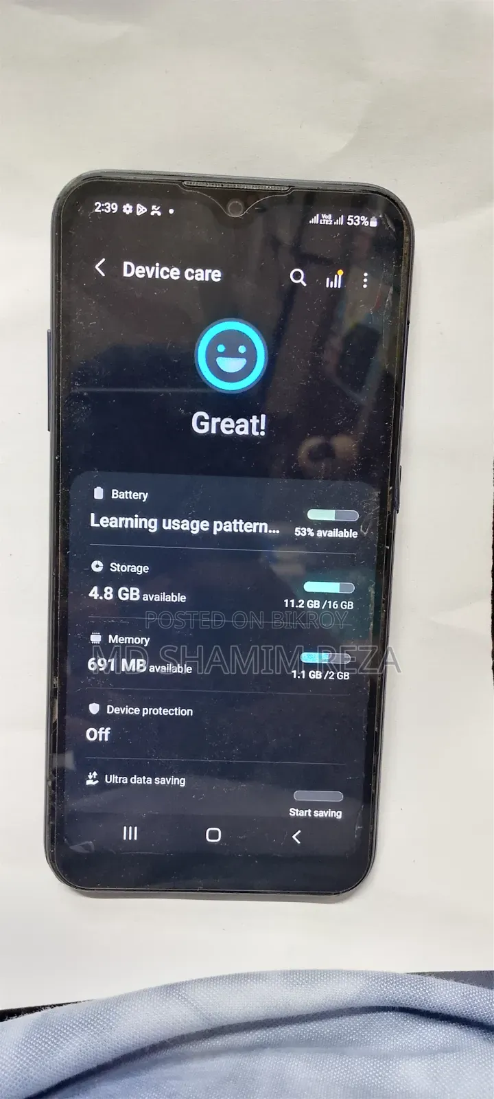 Samsung Galaxy A01 16 GB Black