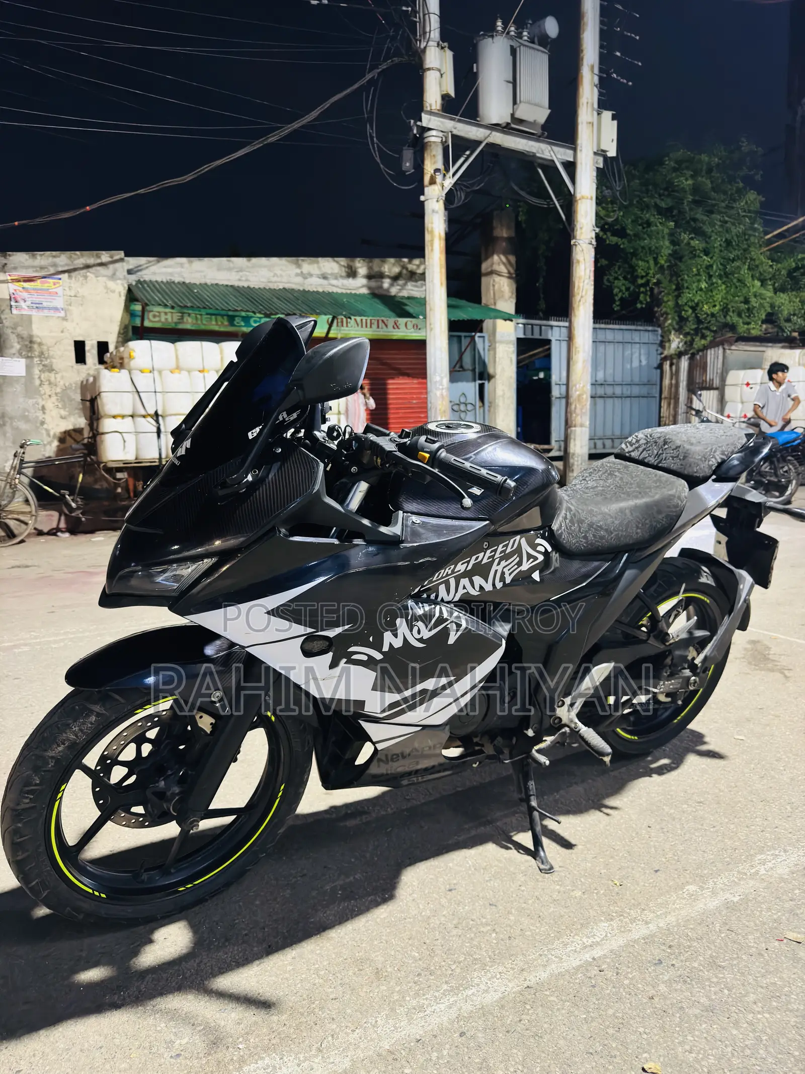 New Suzuki Gixxer SF FI 2023 Black