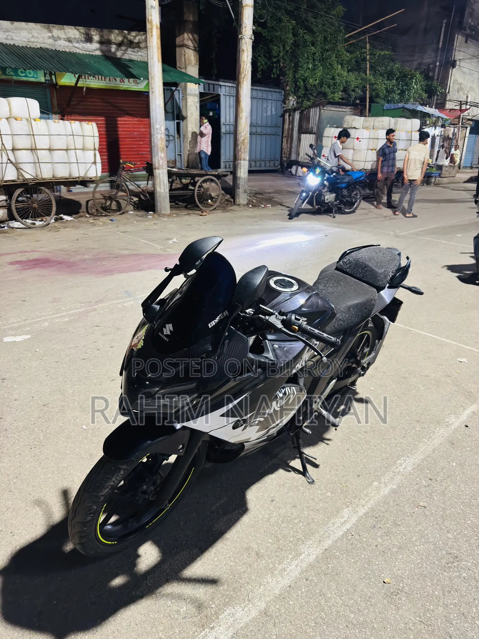 New Suzuki Gixxer SF FI 2023 Black