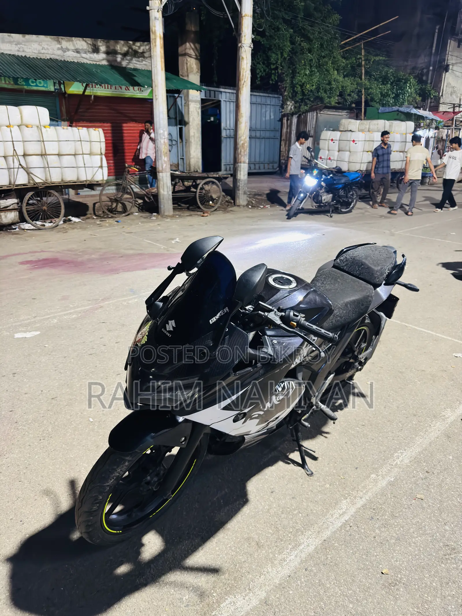 New Suzuki Gixxer SF FI 2023 Black