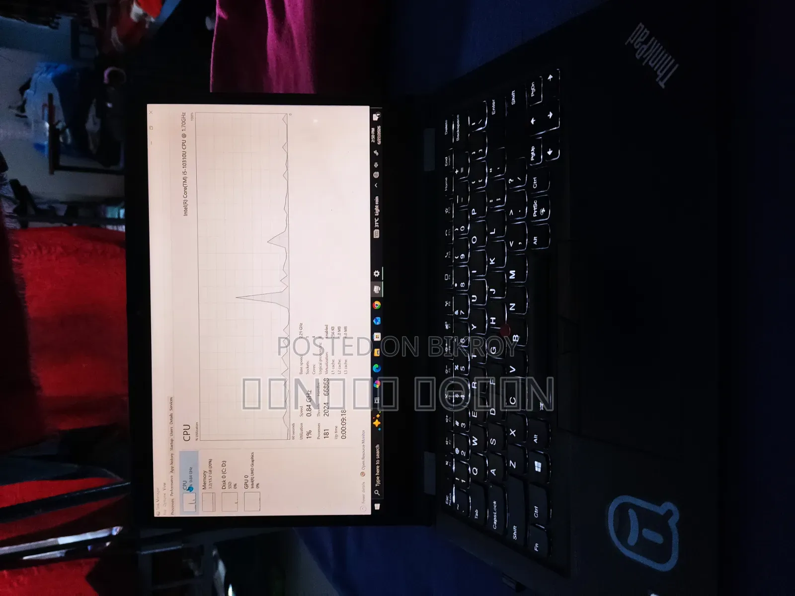 Laptop Lenovo ThinkPad X390 16GB Intel Core i5 SSD 512GB