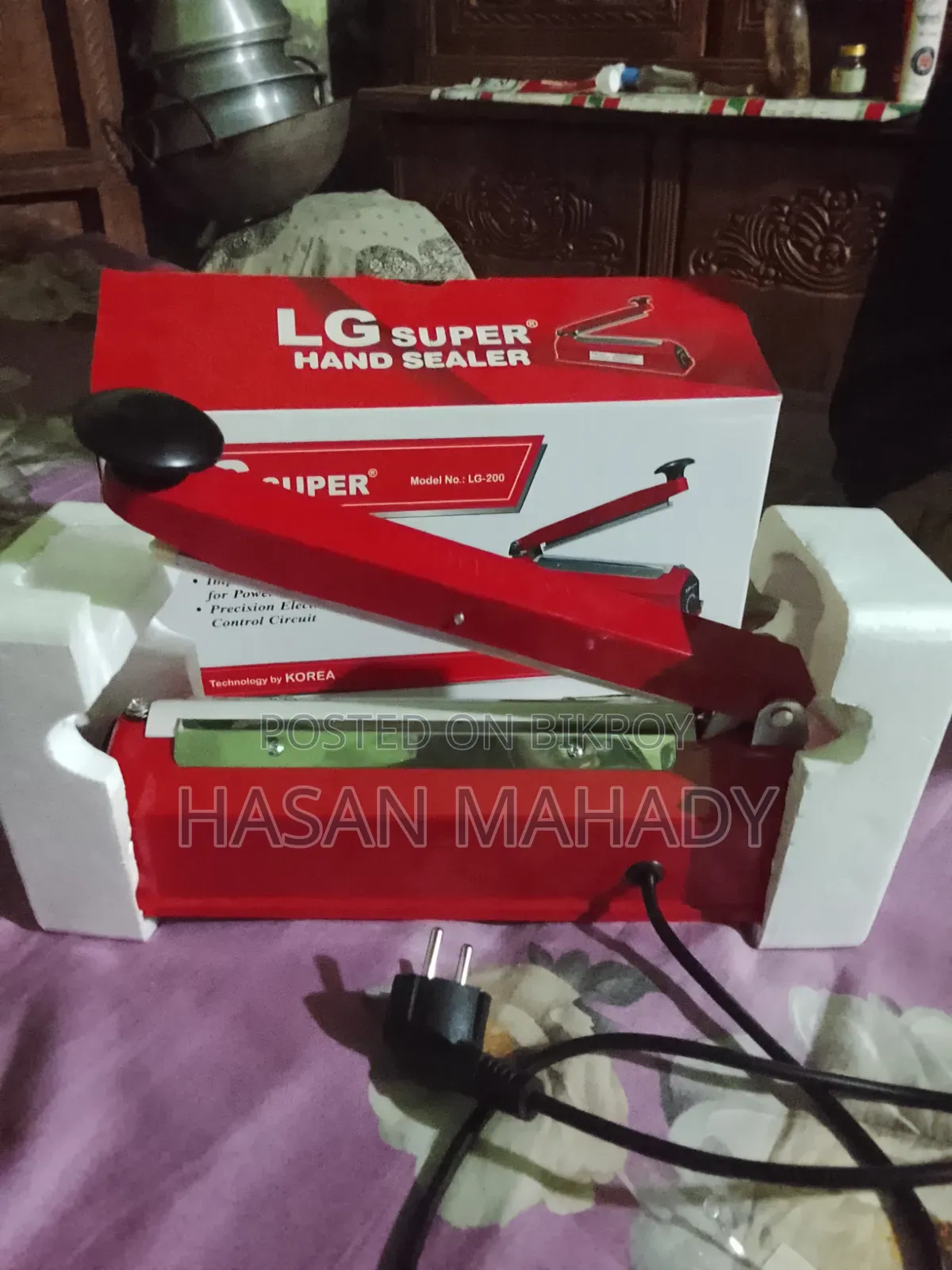 LG Plastic Packet Hand Sealer Model - lg200