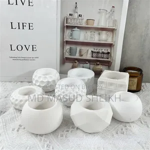 Gypsum Showpiece Candler Flower Tub Jewellery Box More