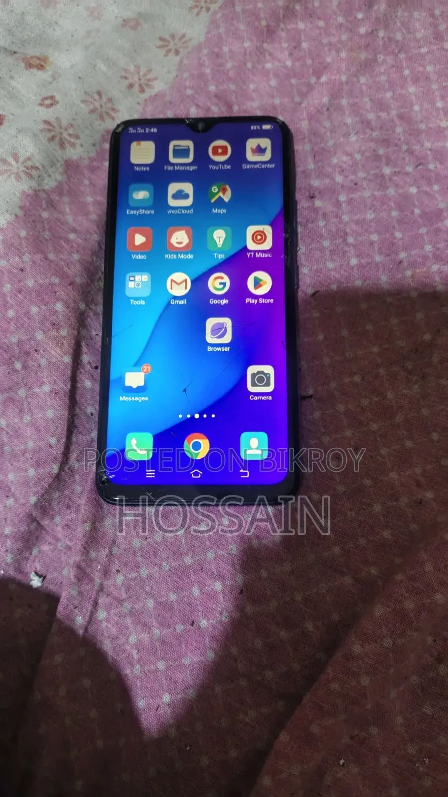 Vivo Y19 128 GB Blue