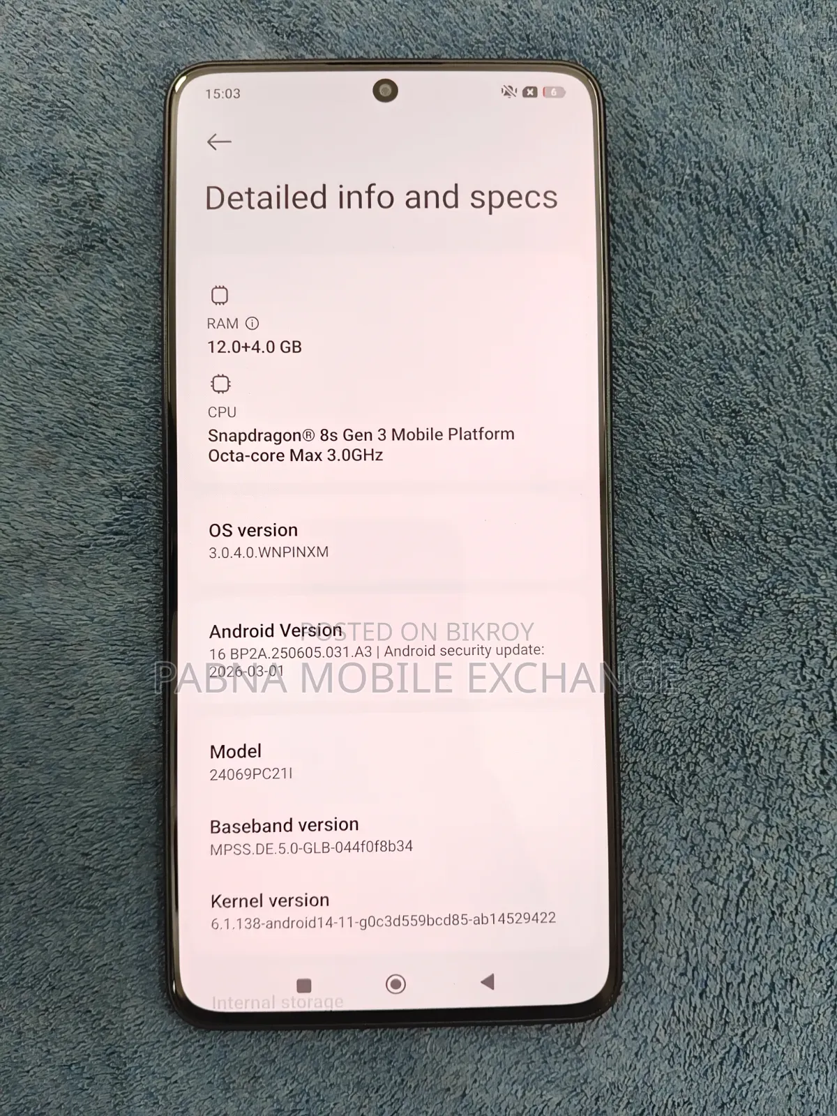 Xiaomi Poco F6 256 GB Black