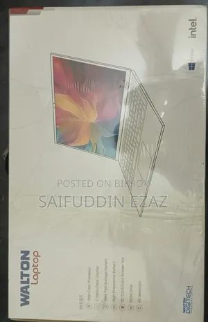 New Laptop 8GB Intel SSD 256GB