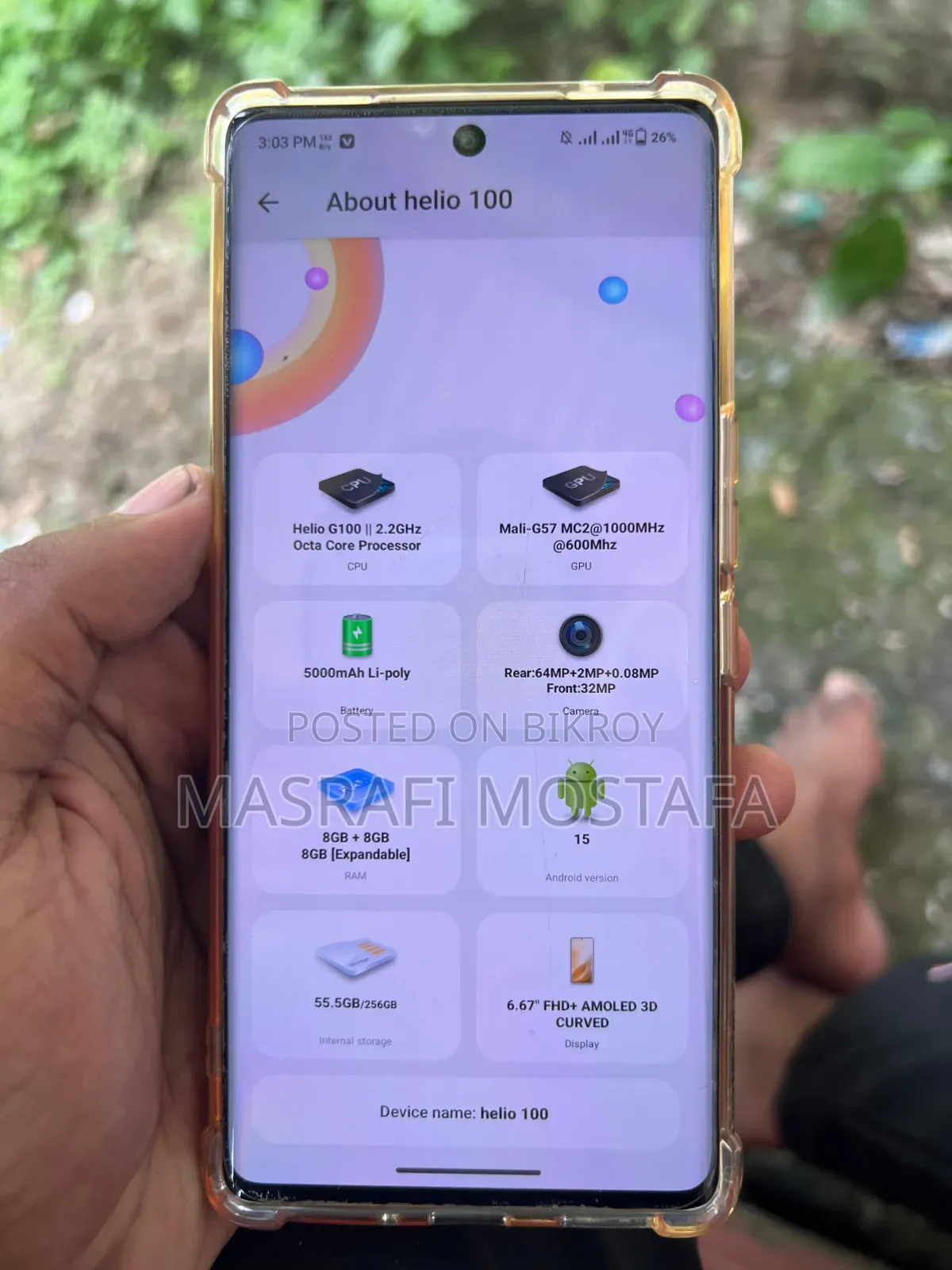 New Helio 100 256 GB Rose Gold
