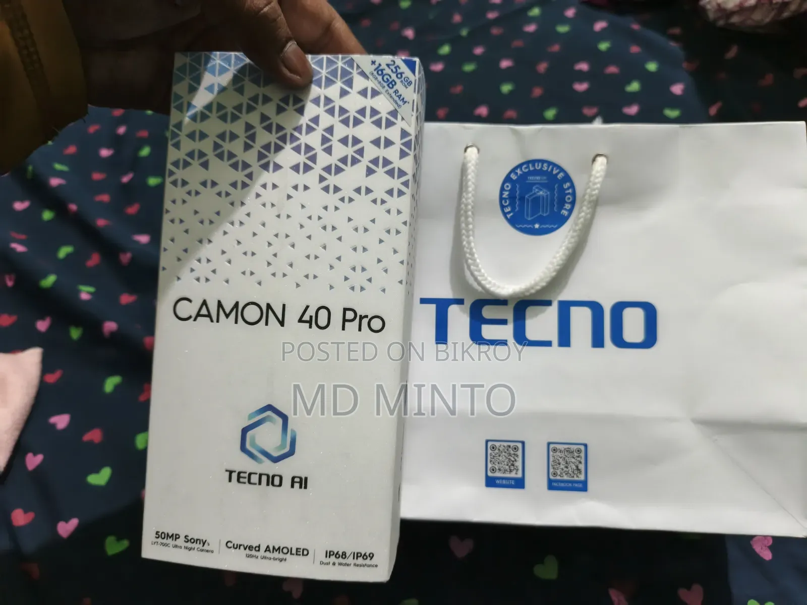 Tecno Camon 40 Pro 4G 256 GB Gray
