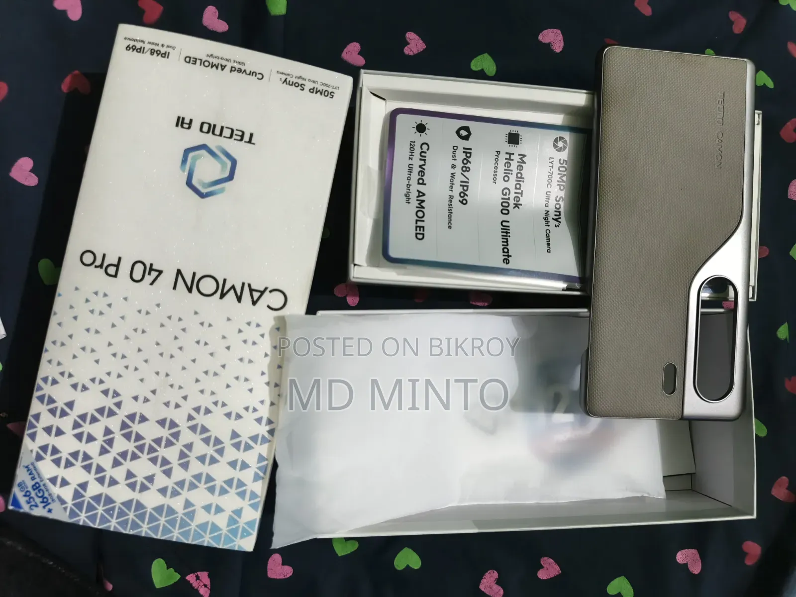 Tecno Camon 40 Pro 4G 256 GB Gray