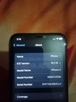 Apple iPhone X 64 GB Black