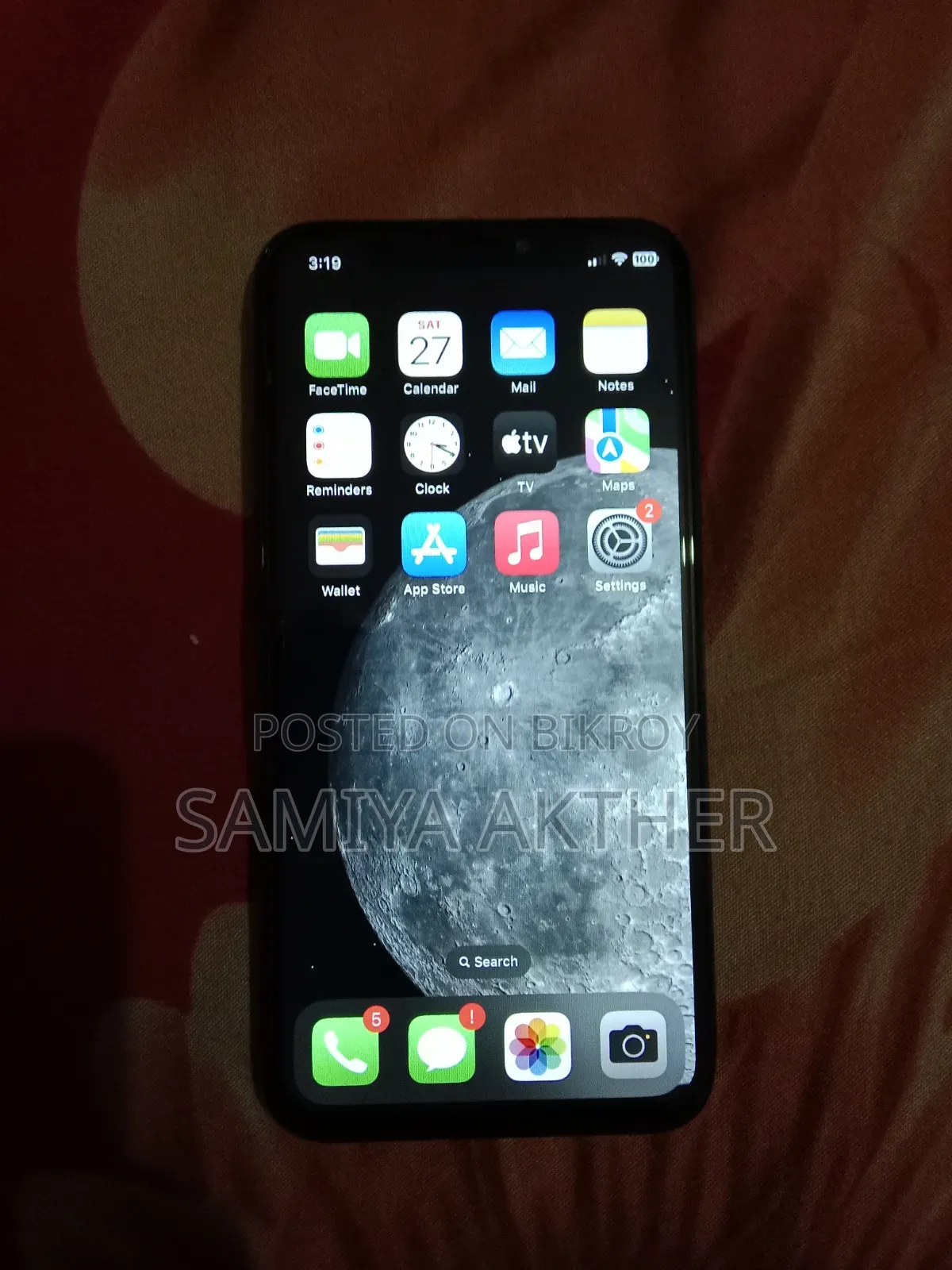 Apple iPhone X 64 GB Black