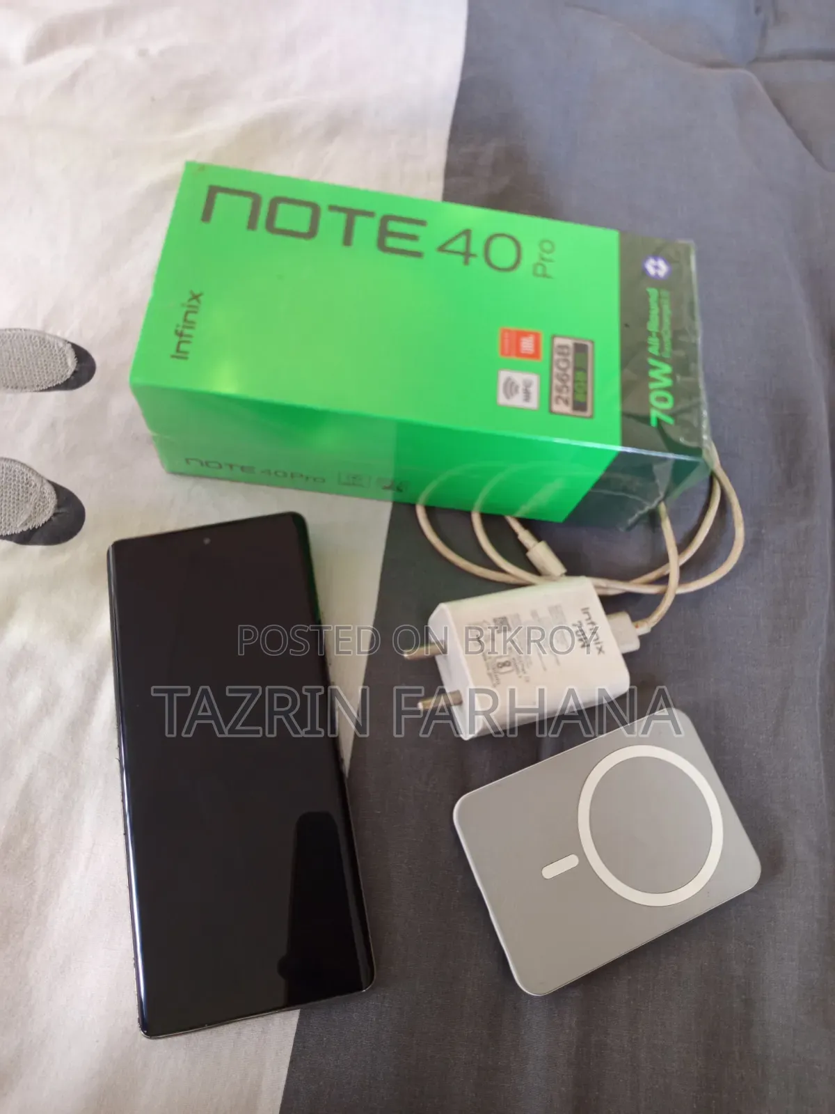 Infinix Note 40 Pro 256 GB Gray