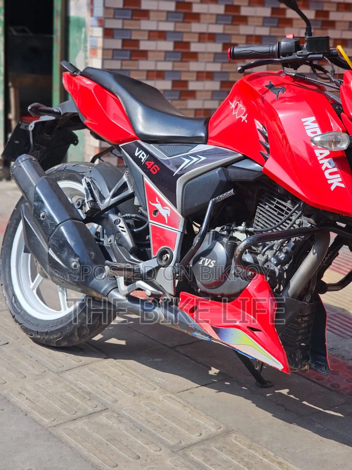 TVS Apache RTR 160 4V 2021 Red