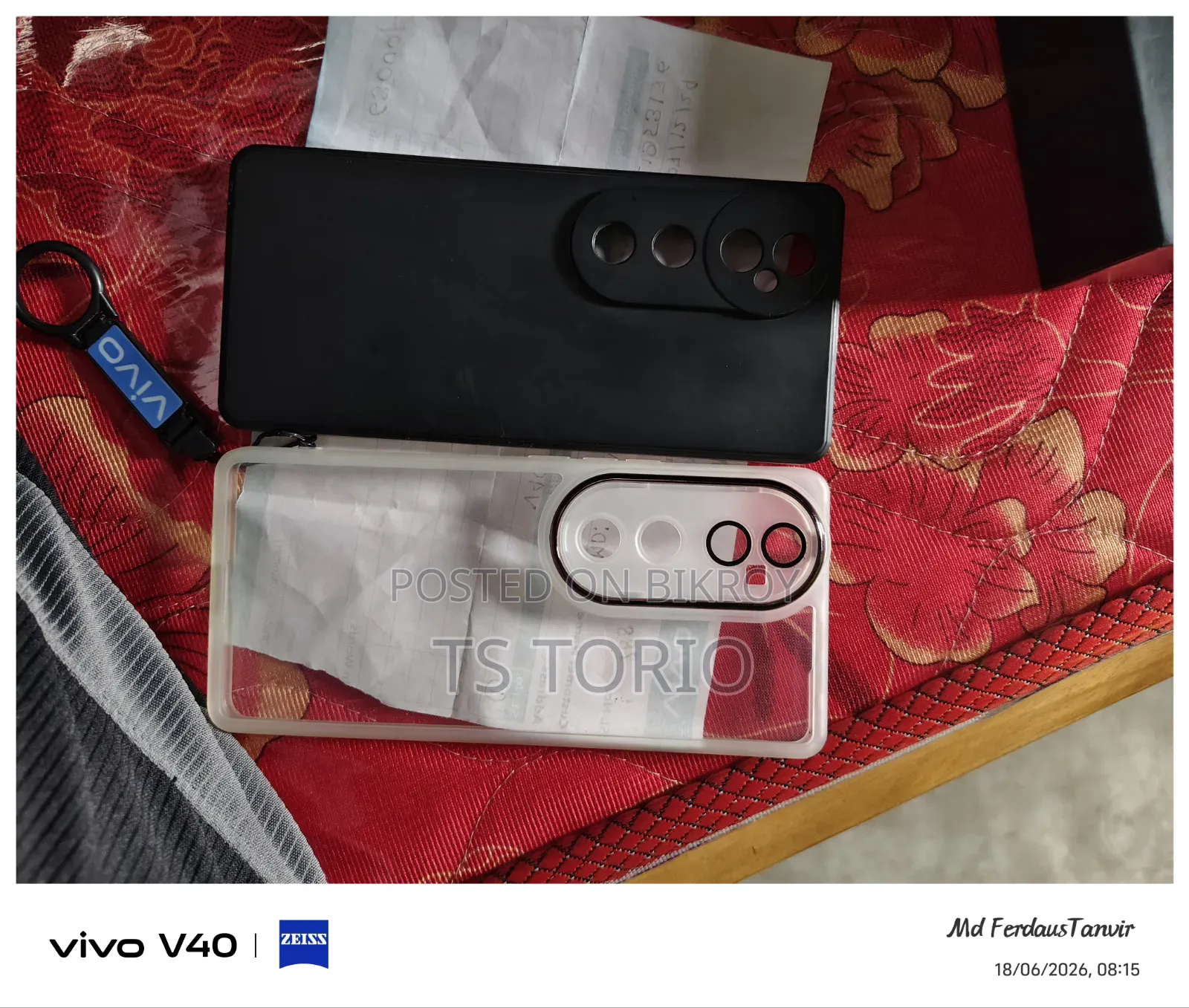 Vivo V40 5G 256 GB সাদা
