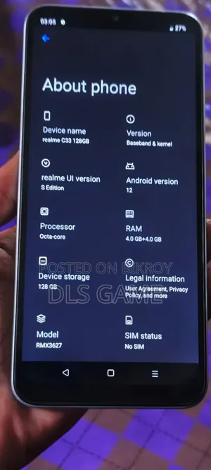 Realme C33 128 GB Bronze