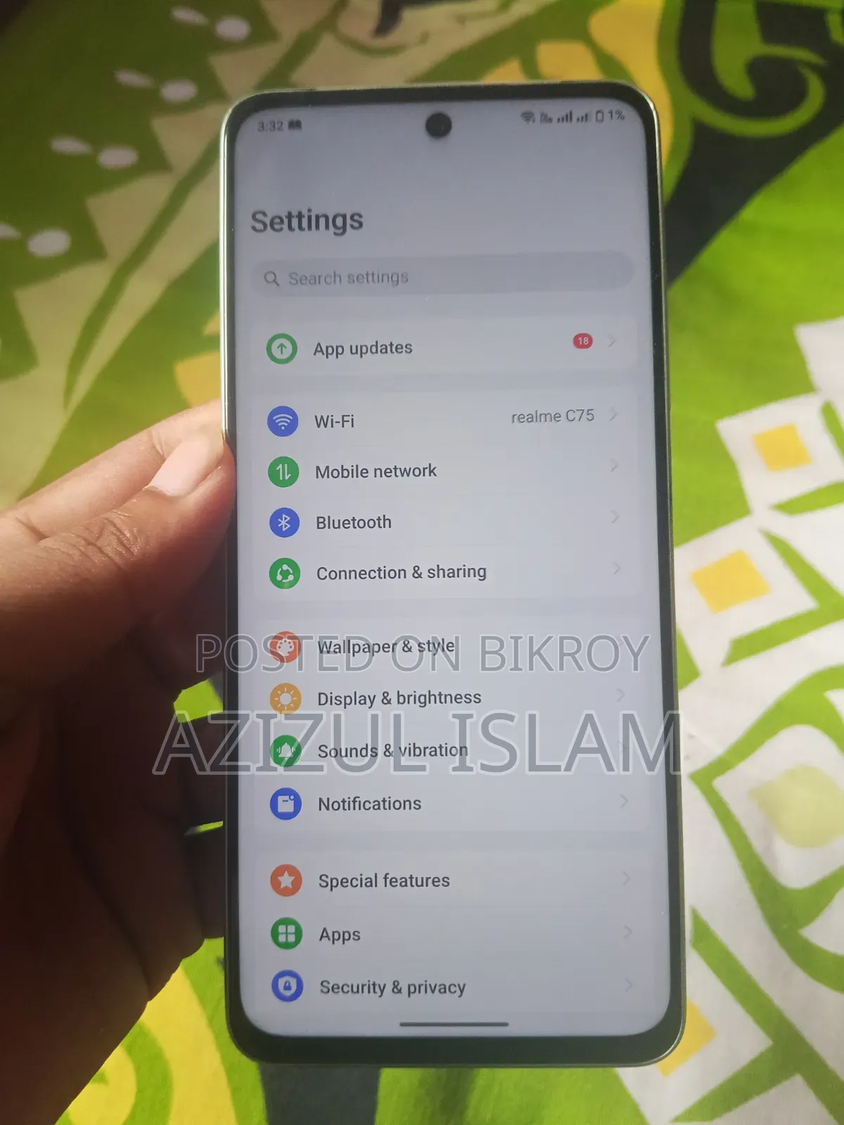 Realme C67 128 GB Green