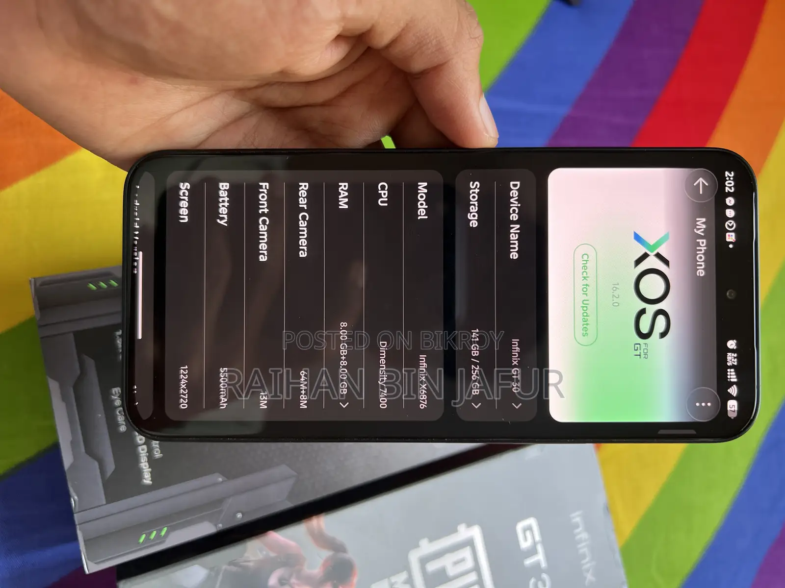 Infinix GT 30 5G 256 GB Green