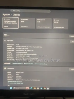 Desktop Computer 16GB AMD Ryzen 5 eMMC 256GB