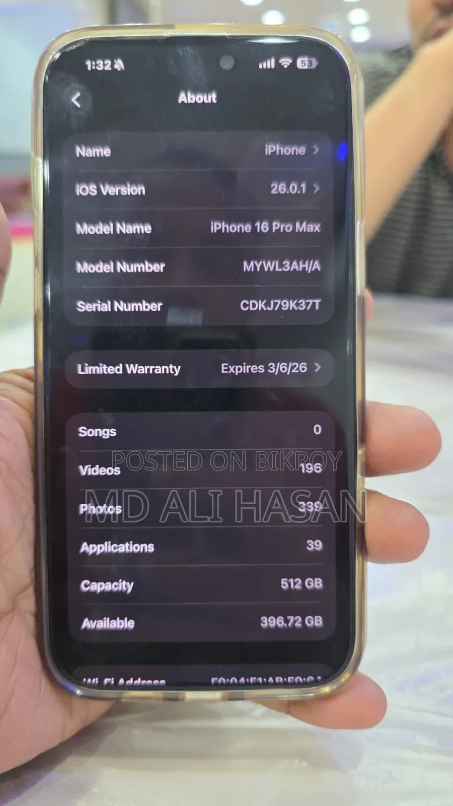 Apple iPhone 16 Pro Max 512 GB Black