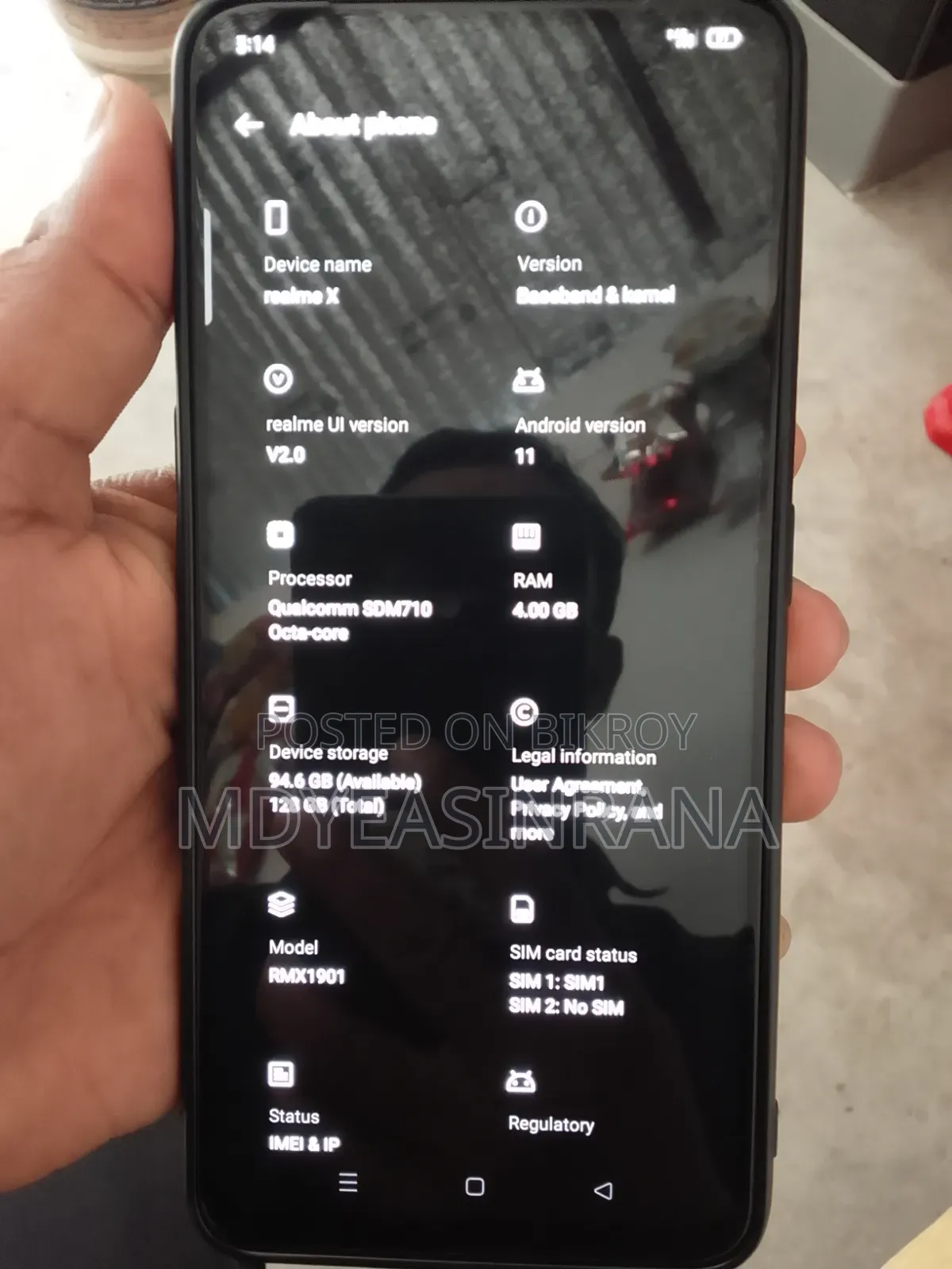Realme X 64 GB Blue
