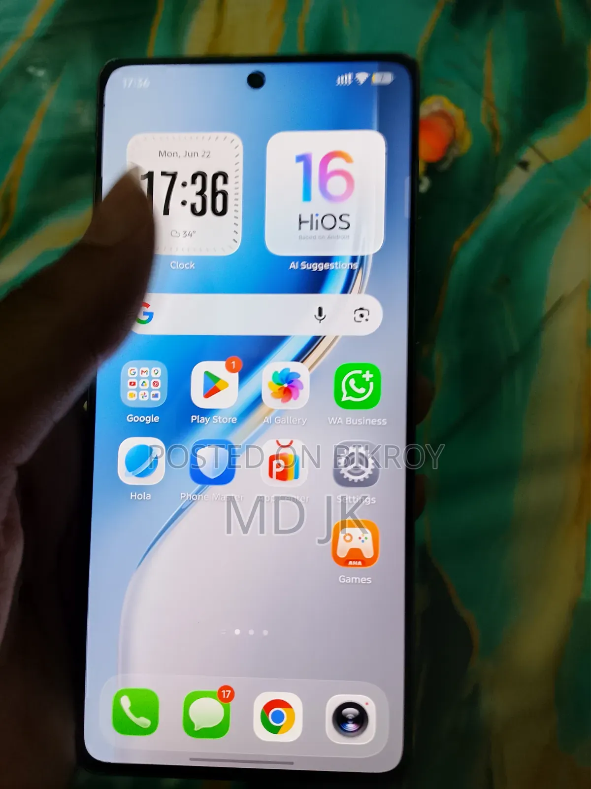 New Tecno Camon 40 256 GB Blue