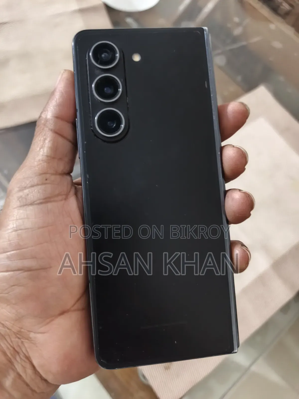 নতুন স্যামসাং গ্যালাক্সি জেড ফোল্ড ৫ ৫১২ জিবি কালো