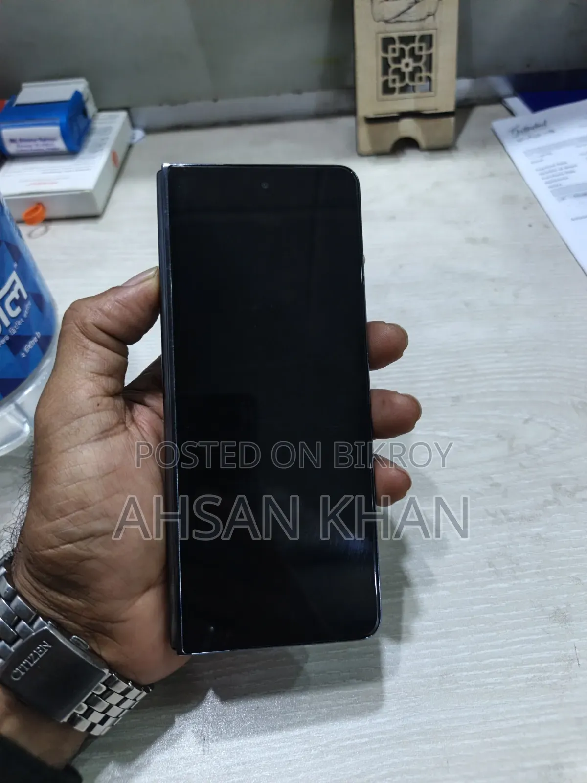 নতুন স্যামসাং গ্যালাক্সি জেড ফোল্ড ৫ ৫১২ জিবি কালো
