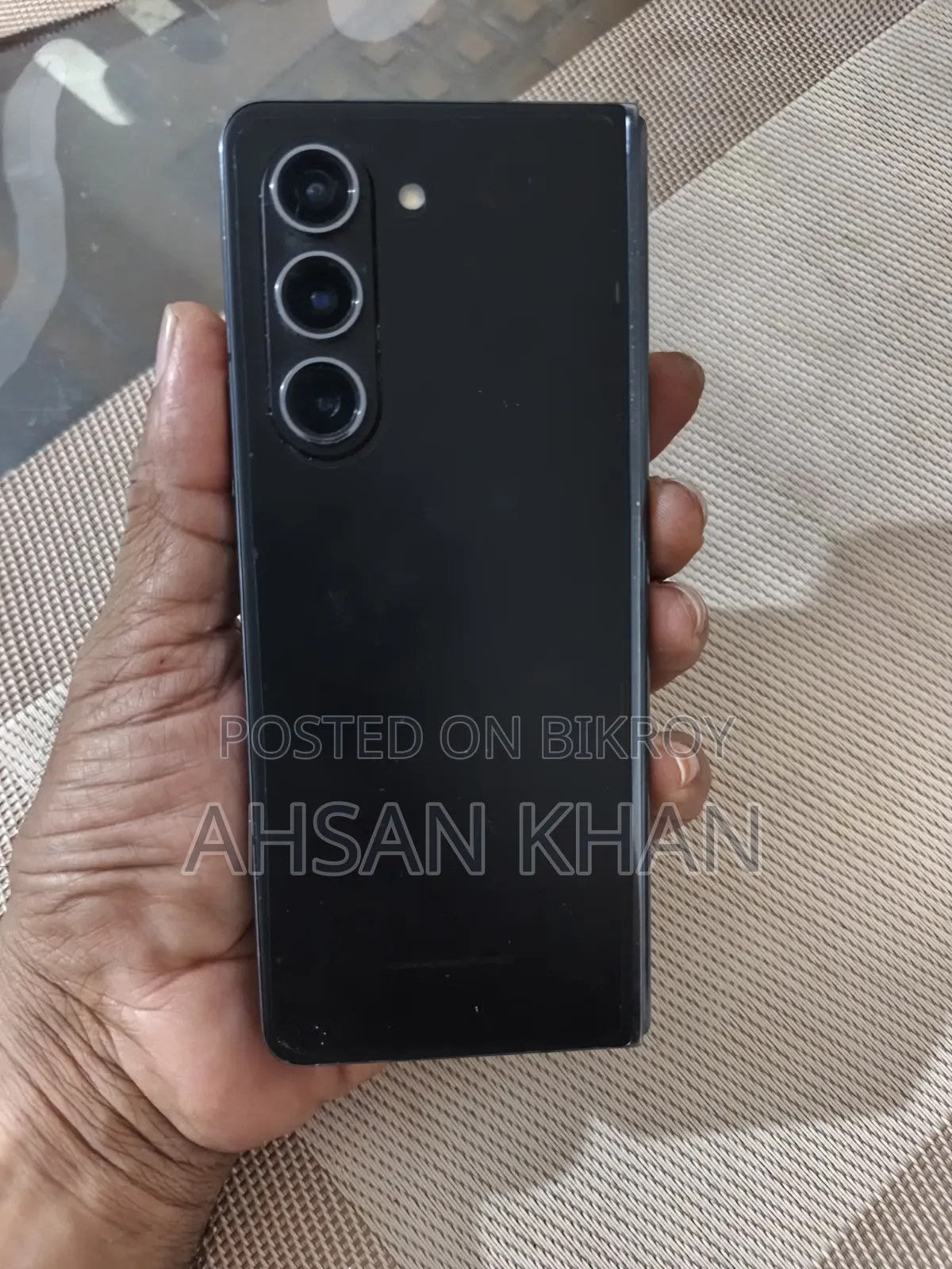 নতুন স্যামসাং গ্যালাক্সি জেড ফোল্ড ৫ ৫১২ জিবি কালো