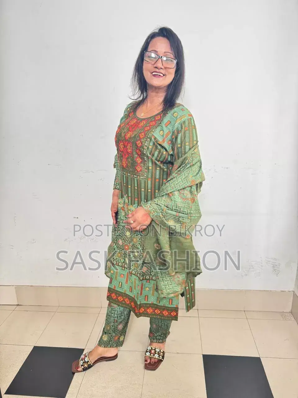 কটন সিল্ক পার্টি ওয়্যার।