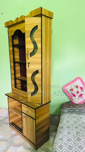 Dressing Table With Mirror | Board Finish | Good Condition | Urgent Sale