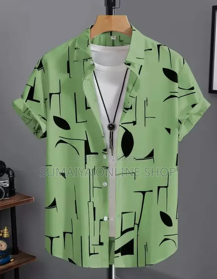 Premium China Micro Fabric Casual Half Sleeve Shirt For Men