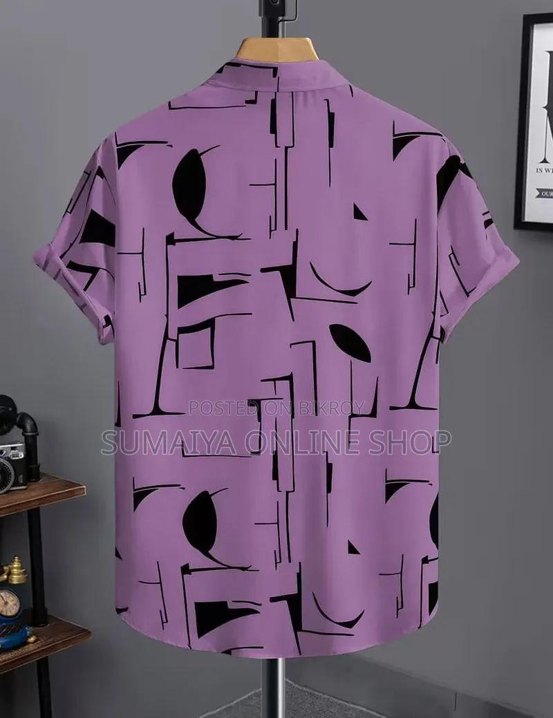 Premium China Micro Fabric Casual Half Sleeve Shirt For Men