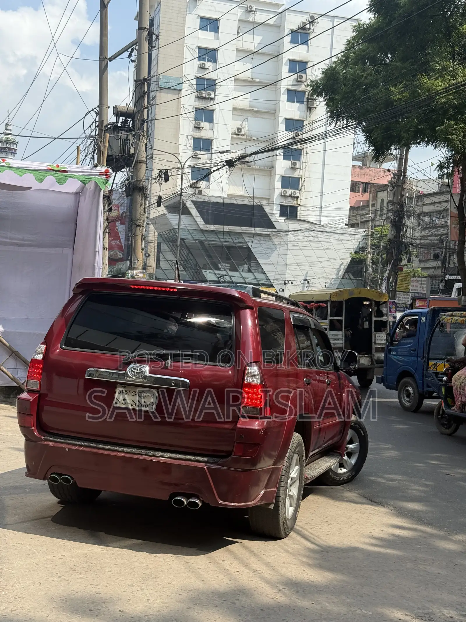 Toyota Hilux Surf 2004 Maroon