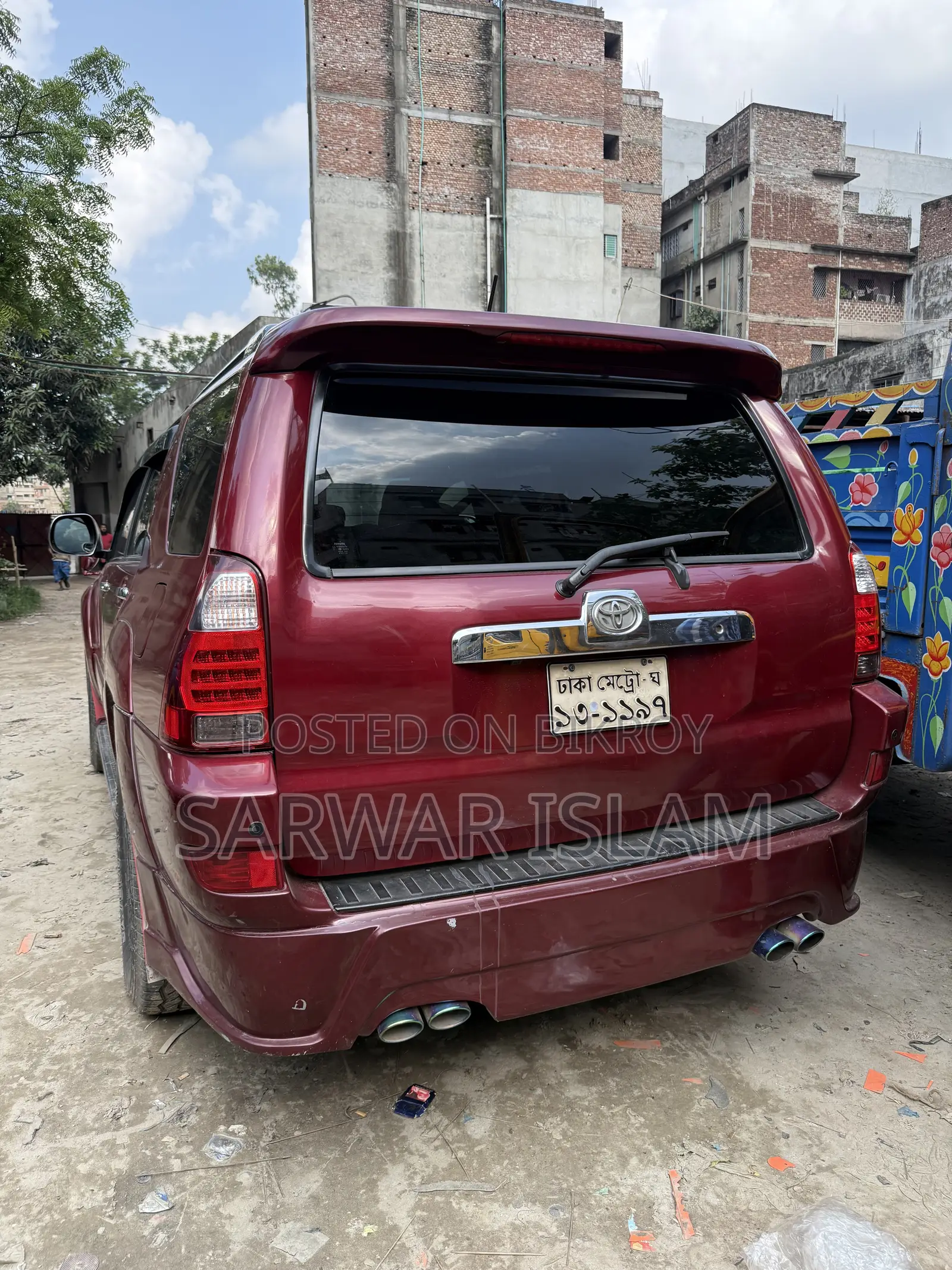 Toyota Hilux Surf 2004 Maroon