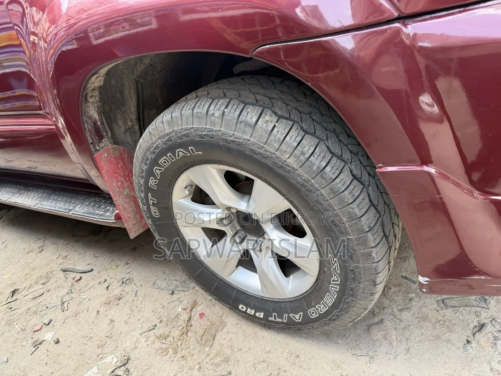 Toyota Hilux Surf 2004 Maroon