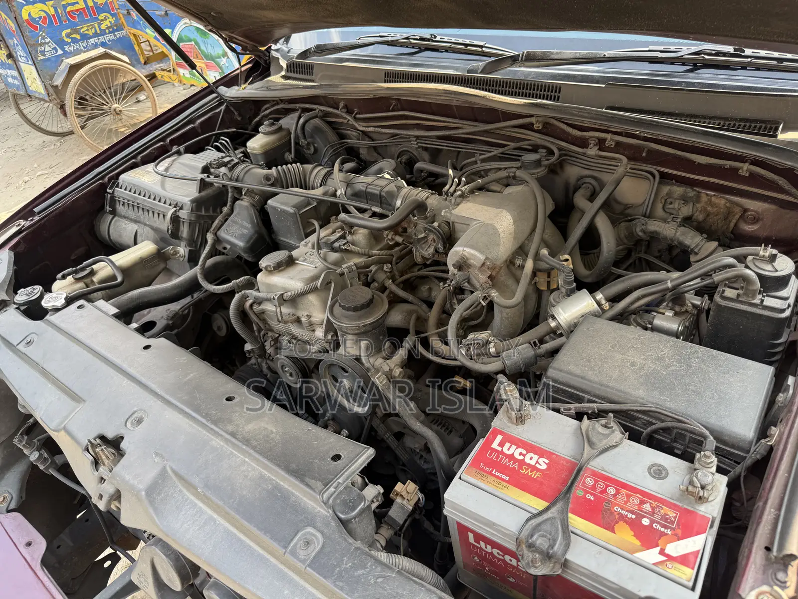 Toyota Hilux Surf 2004 Maroon