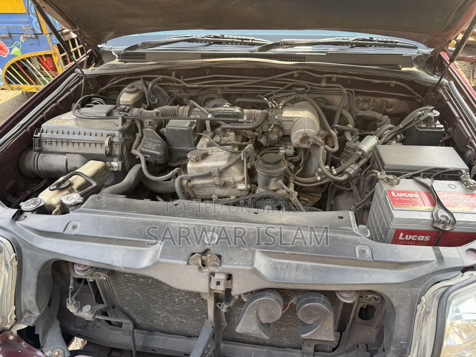 Toyota Hilux Surf 2004 Maroon