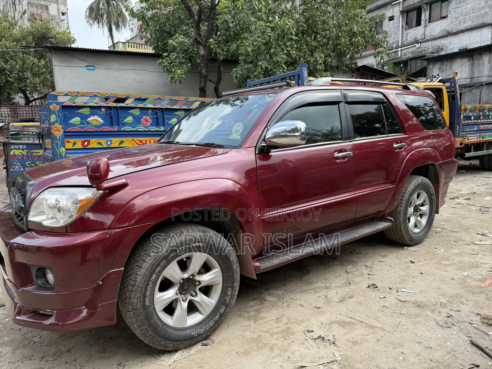 Toyota Hilux Surf 2004 Maroon